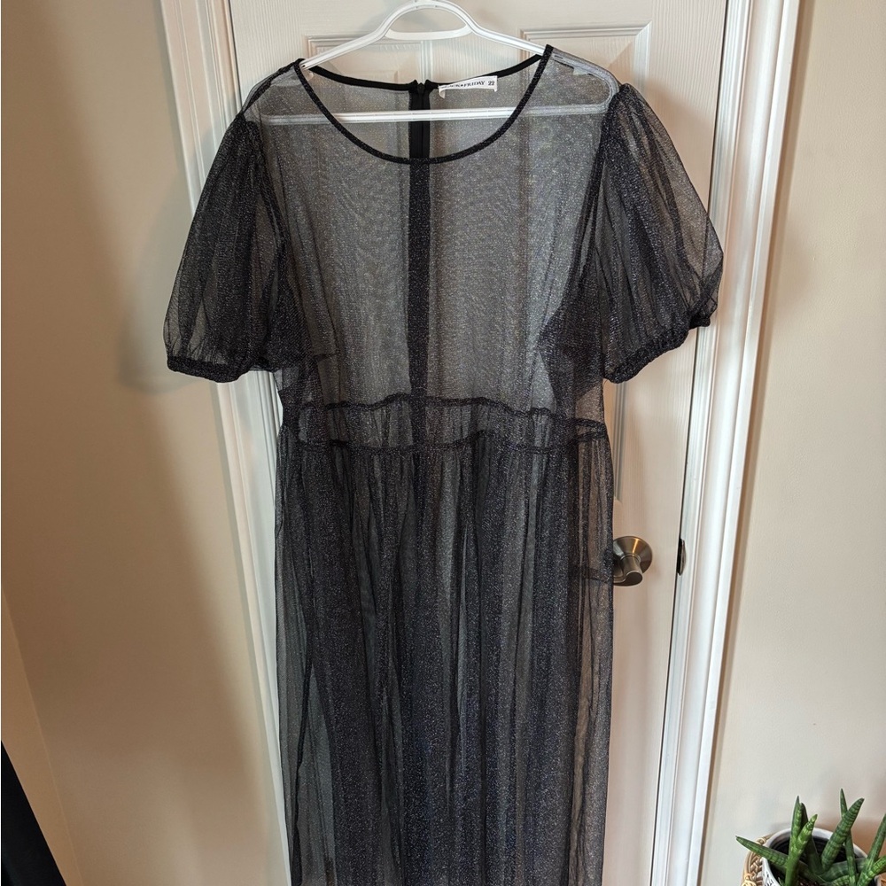 Black Friday - Black Sheer Dress
